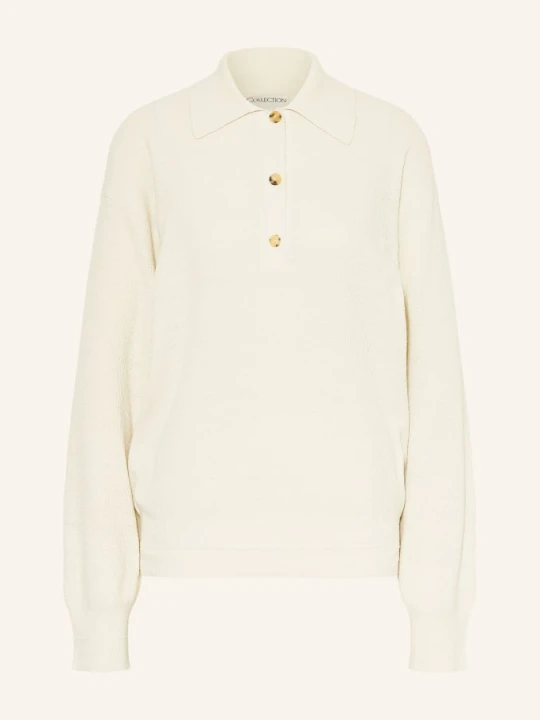 Zdjęcie produktu Calvin Klein Collection Jedwabny Sweter Helga weiss BIAŁY