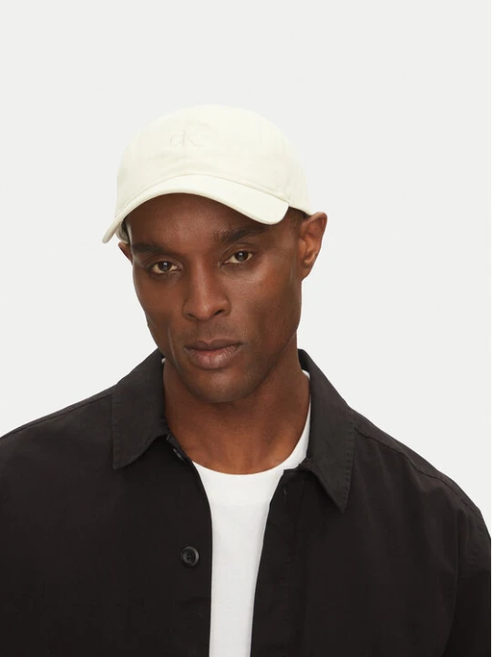 Zdjęcie produktu Calvin Klein Czapka z daszkiem 6 Panel Small Monogram LV04G5002G Kremowy