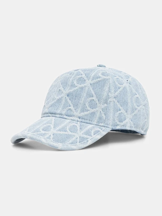 Zdjęcie produktu Calvin Klein czapka z daszkiem jeansowa niebieski