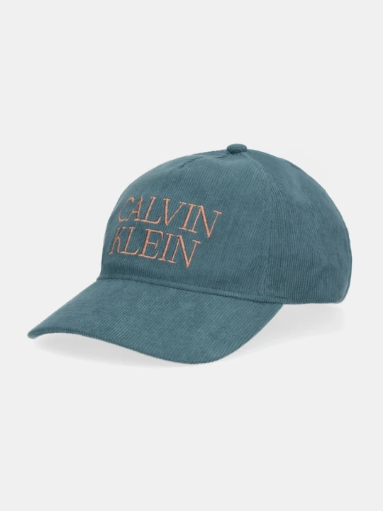 Zdjęcie produktu Calvin Klein czapka z daszkiem turkusowy