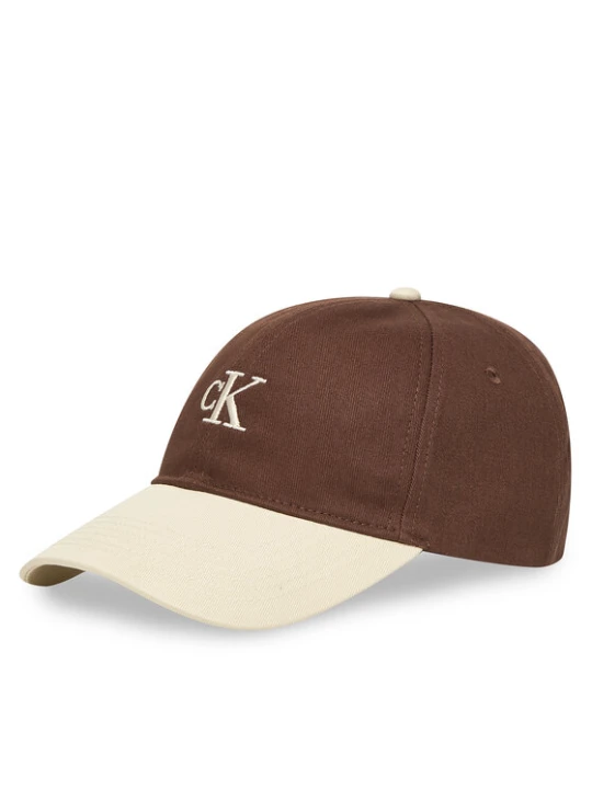 Zdjęcie produktu Calvin Klein Czapka z daszkiem Monogram Emb Colorblock Baseball LV04G5000G Brązowy