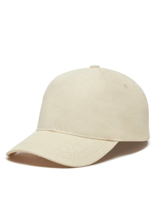 Zdjęcie produktu Calvin Klein Czapka z daszkiem Monogram Jacquard Cap K60K612871 Kremowy