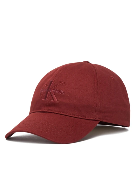Zdjęcie produktu Calvin Klein Czapka z daszkiem Monologo Embroidery Baseball Cap LV04G5004G Czerwony