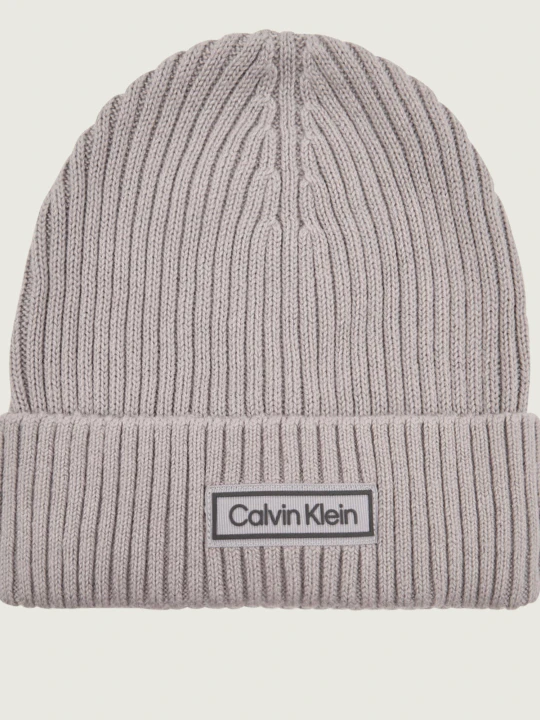 Zdjęcie produktu Calvin Klein Czapka | z dodatkiem kaszmiru szary