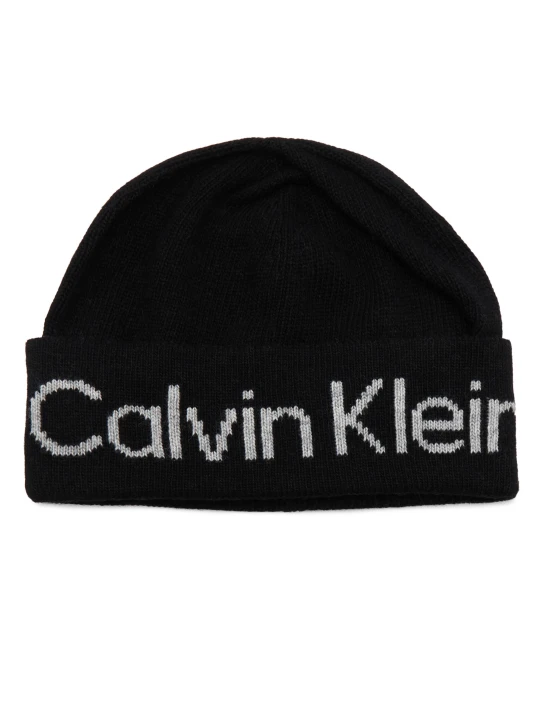 Zdjęcie produktu Calvin Klein Czapka | z dodatkiem wełny i kaszmiru czarny