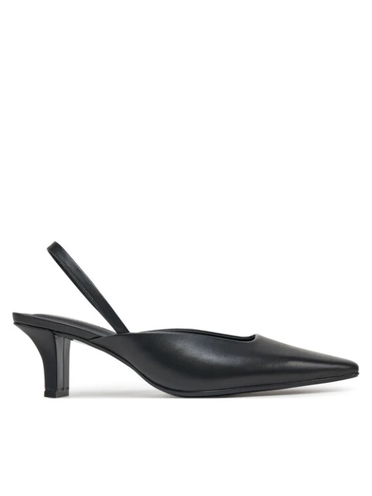 Zdjęcie produktu Calvin Klein Czółenka Heel Mule Pump 50 - Lth HW0HW02551 Czarny