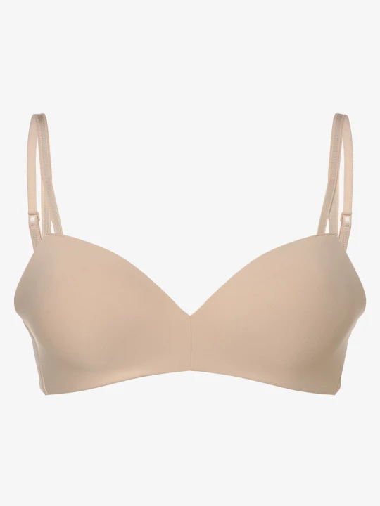 Zdjęcie produktu Calvin Klein biustonosz push-up Kobiety Sztuczne włókno beżowy | różowy