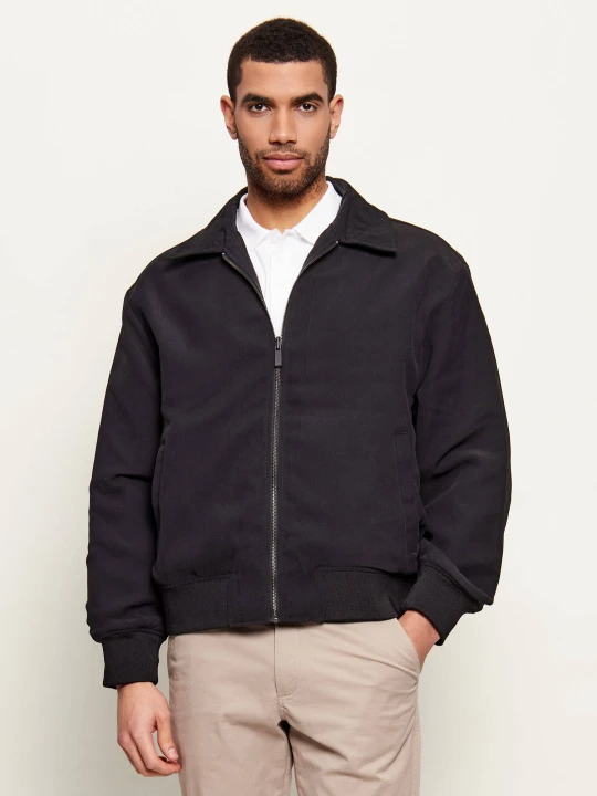Zdjęcie produktu Calvin Klein Dwustronna kurtka bomber | Regular Fit czarny