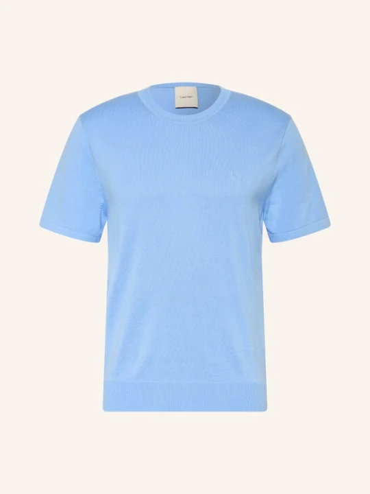 Zdjęcie produktu Calvin Klein Dzianinowa Koszulka blau JASNONIEBIESKI