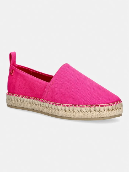 Zdjęcie produktu Calvin Klein espadryle damskie OBLIQUE ESPADRILLE CANVAS różowy