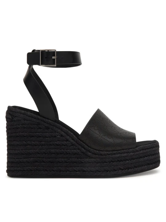 Zdjęcie produktu Calvin Klein Espadryle Wedge Espad 70 Aop Lth HW0HW03138 Czarny