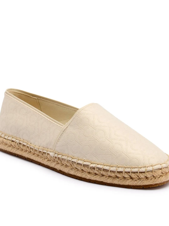 Zdjęcie produktu Calvin Klein Espadryle | z dodatkiem skóry beżowy
