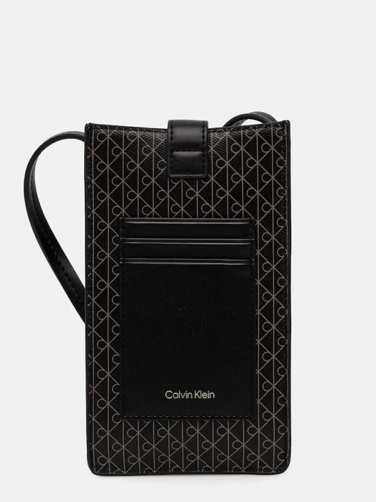 Zdjęcie produktu Calvin Klein etui damskie z imitacji skóry czarny