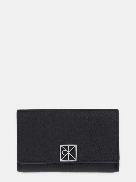 Zdjęcie produktu Calvin Klein etui na karty damskie skórzane czarny