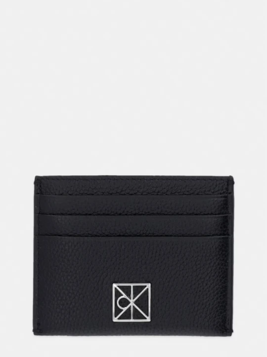 Zdjęcie produktu Calvin Klein etui na karty damskie skórzane czarny