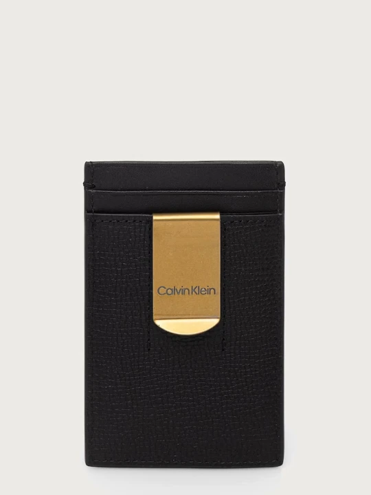 Zdjęcie produktu Calvin Klein etui na karty męskie skórzane czarny