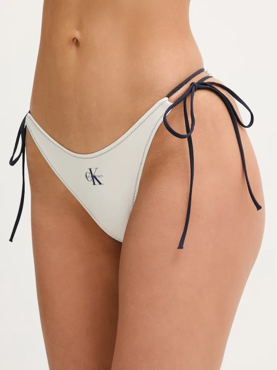 Zdjęcie produktu Calvin Klein figi kąpielowe damskie beżowy
