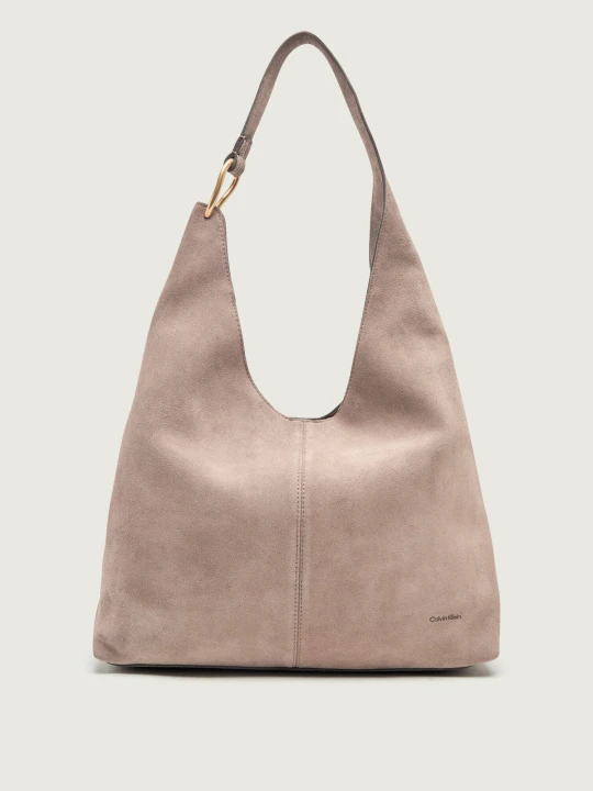 Zdjęcie produktu Calvin Klein Hobo | zamsz fioletowy
