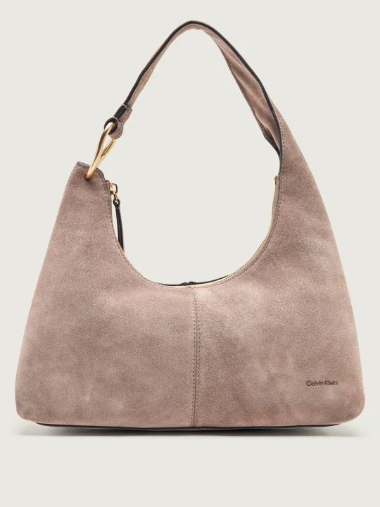 Zdjęcie produktu Calvin Klein Hobo | zamsz fioletowy
