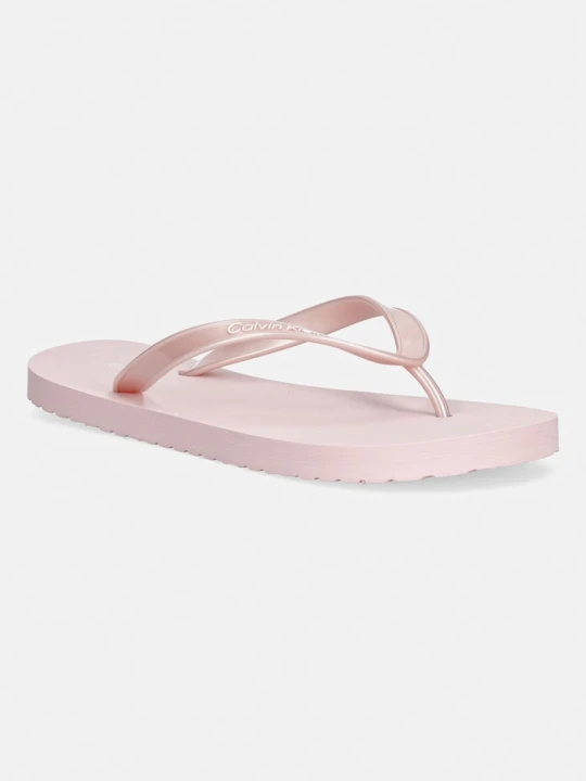 Zdjęcie produktu Calvin Klein japonki damskie FLIP FLOP TPU METALLIC różowy