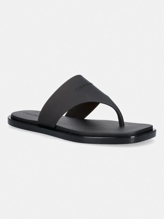 Zdjęcie produktu Calvin Klein japonki damskie JELLY SANDAL THONG MAT TRAN TPU czarny