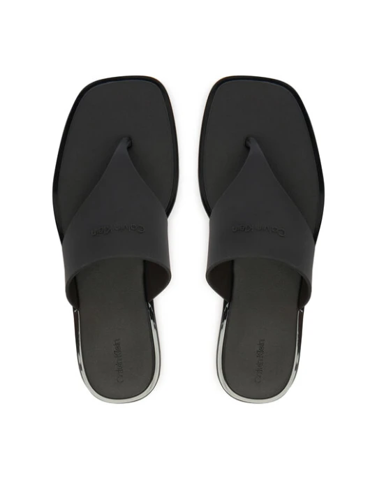 Zdjęcie produktu Calvin Klein Japonki Jelly Sandal Thong Mat Tran Tpu HW0HW02964 Czarny