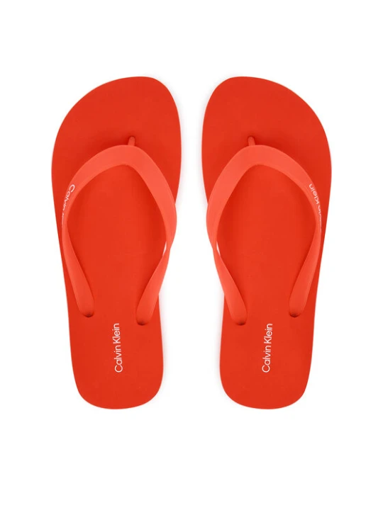 Zdjęcie produktu Calvin Klein Japonki Logo Strap HM0HM02105 Pomarańczowy