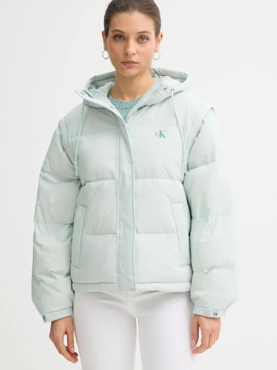 Zdjęcie produktu Calvin Klein Jeans bezrękawnik puchowy zielony
