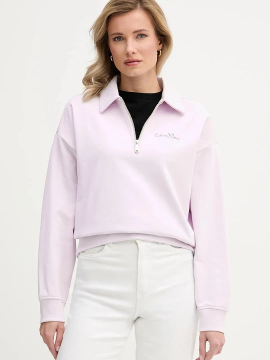 Zdjęcie produktu Calvin Klein Jeans bluza fioletowy