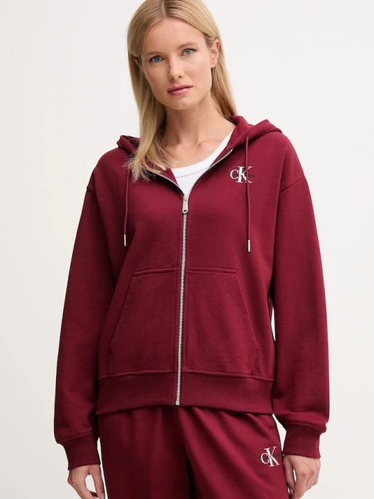 Zdjęcie produktu Calvin Klein Jeans bluza bordowy