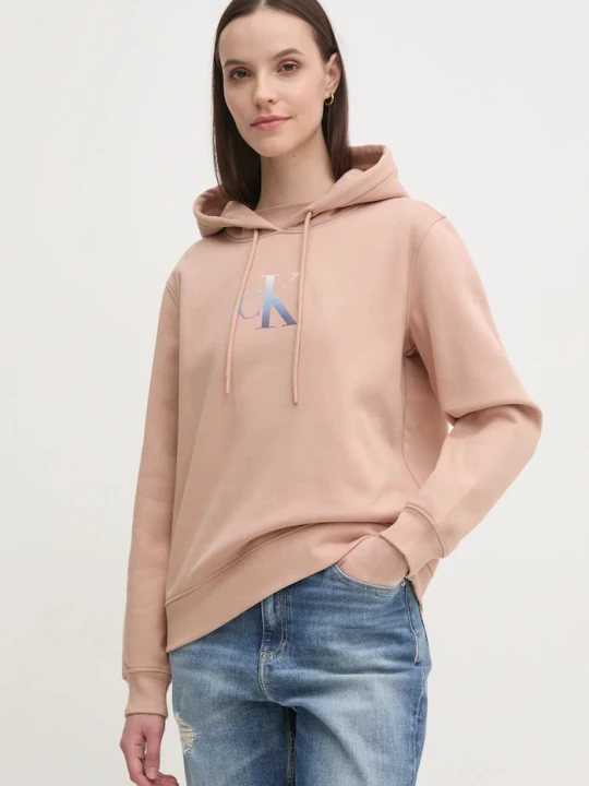 Zdjęcie produktu Calvin Klein Jeans bluza pomarańczowy