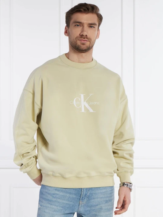 Zdjęcie produktu Calvin Klein Jeans Bluza ARCHIVAL MONOLOGO | Oversize fit pistacjowy