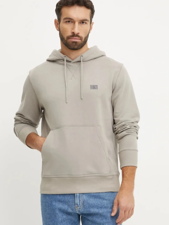 Zdjęcie produktu Calvin Klein Jeans bluza bawełniana szary
