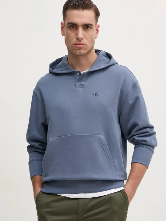 Zdjęcie produktu Calvin Klein Jeans bluza bawełniana niebieski