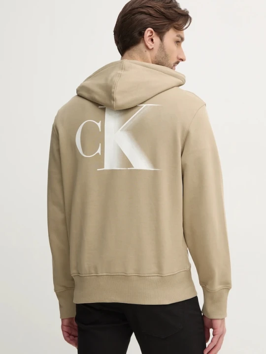 Zdjęcie produktu Calvin Klein Jeans bluza bawełniana zielony