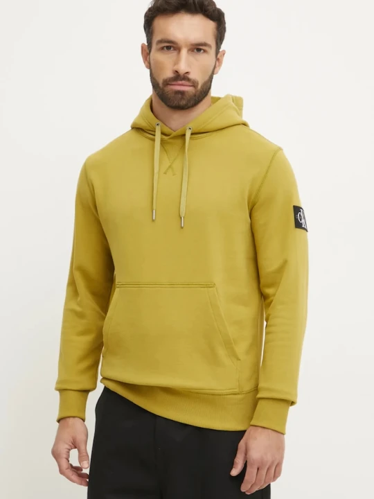 Zdjęcie produktu Calvin Klein Jeans bluza bawełniana zielony