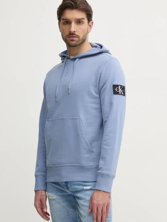 Zdjęcie produktu Calvin Klein Jeans bluza bawełniana niebieski