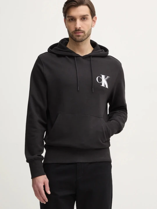 Zdjęcie produktu Calvin Klein Jeans bluza bawełniana czarny