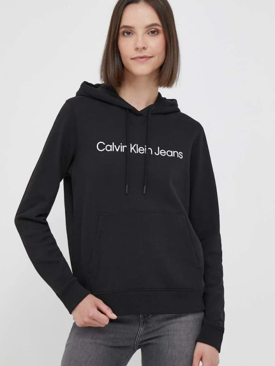 Zdjęcie produktu Calvin Klein Jeans bluza bawełniana czarny