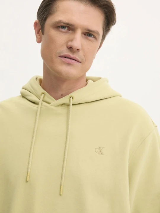 Zdjęcie produktu Calvin Klein Jeans bluza bawełniana żółty