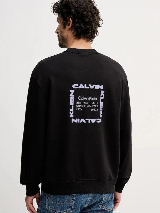 Zdjęcie produktu Calvin Klein Jeans bluza bawełniana czarny