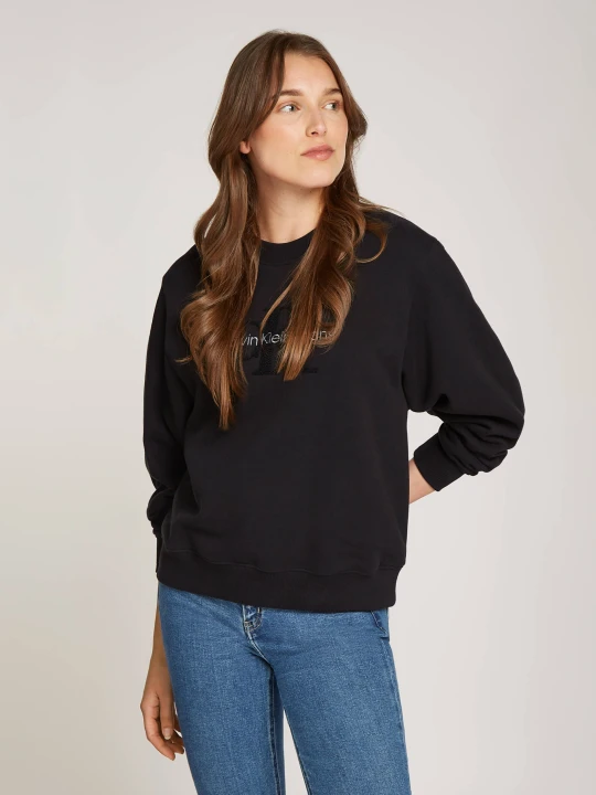 Zdjęcie produktu Calvin Klein Jeans Bluza Chenille | Regular Fit czarny