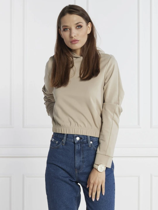 Zdjęcie produktu Calvin Klein Jeans Bluza | Cropped Fit beżowy