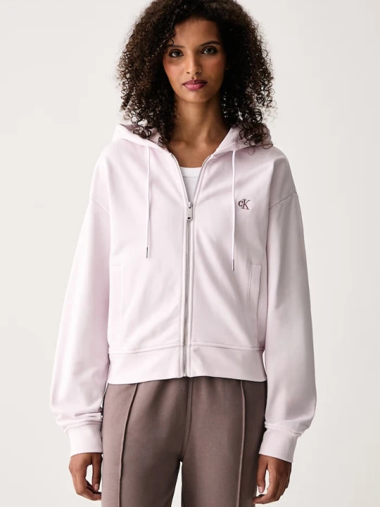 Zdjęcie produktu Calvin Klein Jeans bluza damska bawełniana różowy