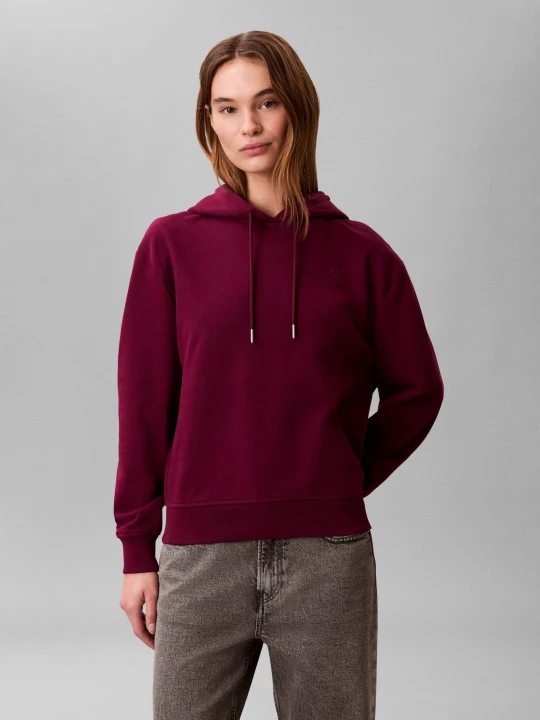 Zdjęcie produktu Calvin Klein Jeans Bluza FRENCH TERRY | Regular Fit bordowy