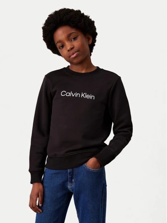 Zdjęcie produktu Calvin Klein Jeans Bluza Inst Logo IU0IU00680 D Czarny Regular Fit
