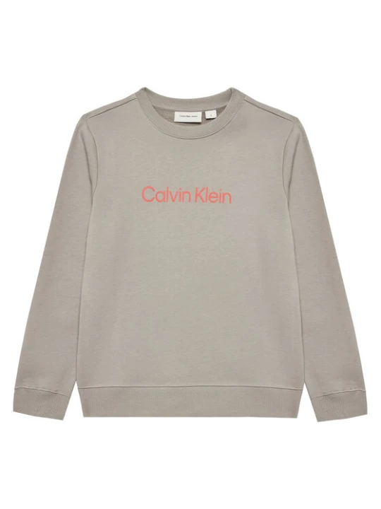 Zdjęcie produktu Calvin Klein Jeans Bluza Inst Logo IU0IU00680 D Szary Regular Fit
