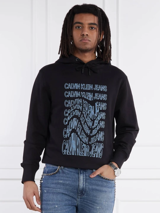 Zdjęcie produktu Calvin Klein Jeans Bluza INSTITUTIONAL WARP | Regular Fit czarny