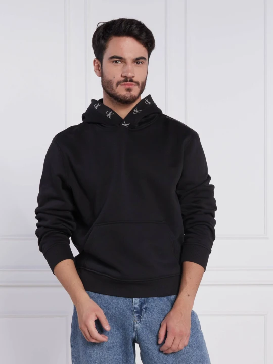 Zdjęcie produktu Calvin Klein Jeans Bluza LOGO JACQUARD | Regular Fit czarny