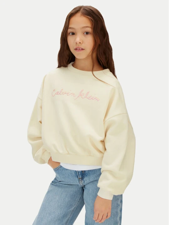 Zdjęcie produktu Calvin Klein Jeans Bluza LVCKSJB25G Beżowy Relaxed Fit